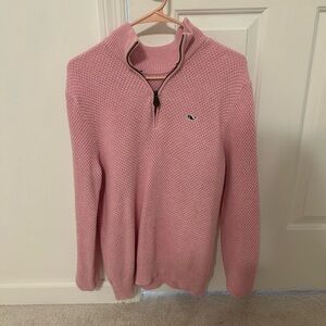 Vineyard vines, fisherman ribbed quarter zip
